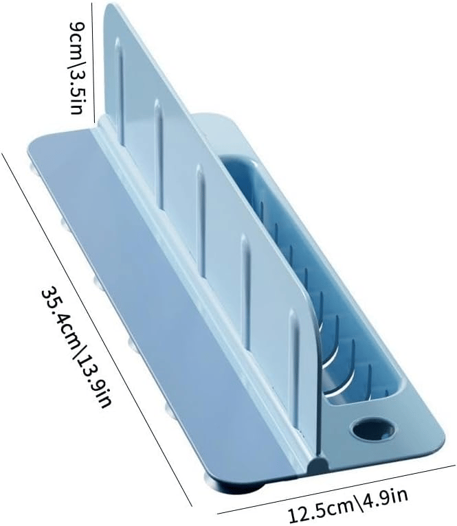💦Foldable Kitchen Sink Splash Guard, ABS+TPE Water Splash Blocker with Suction Cups & Drainage Holes, Sponge Holder Design for Sink Edge🪣
