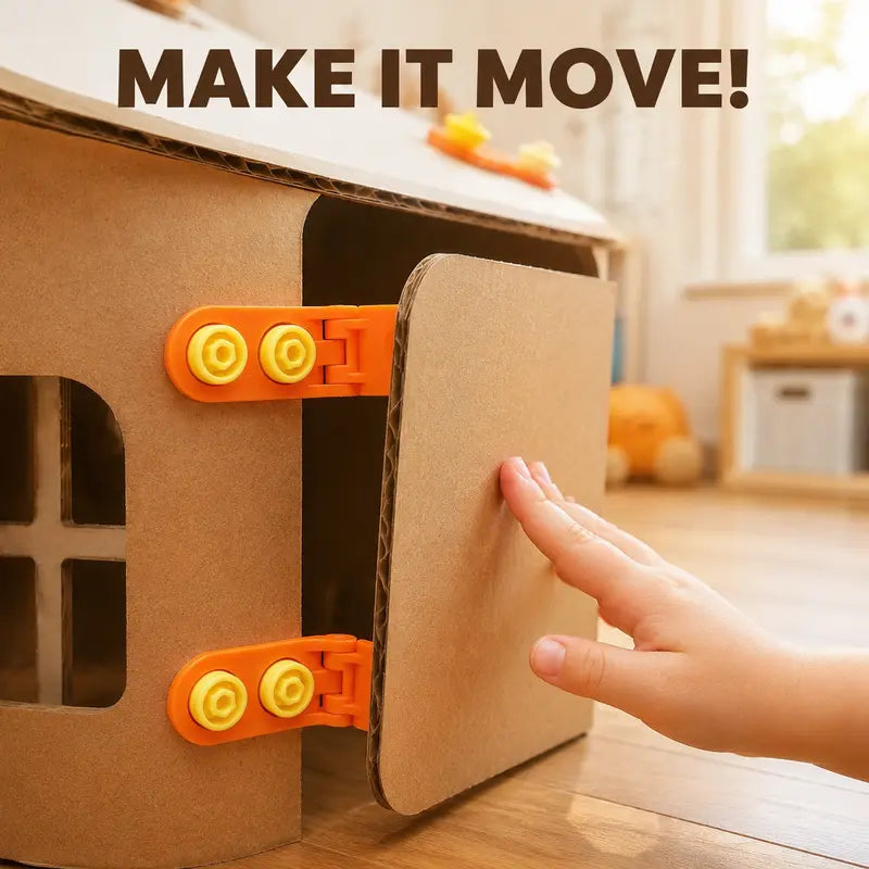 Kids Cardboard DIY Building Kit - Safe Rebuildables