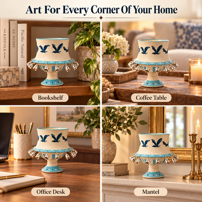 🐦Flying Bird Handcrafted Ceramic Spinner Goblet