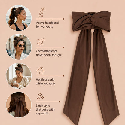 🎖️Heatless Curling Headband Active Wave Styling Wrap