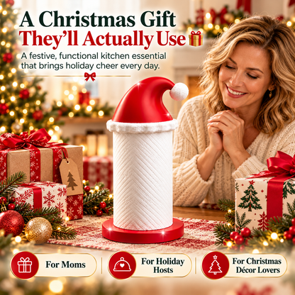 🎄Santa Hat Christmas Paper Towel Holder