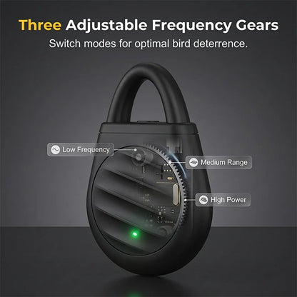 🐦No more trouble from birds, beasts and locusts！🦟Portable Ultrasonic Bird Repellent Keychain