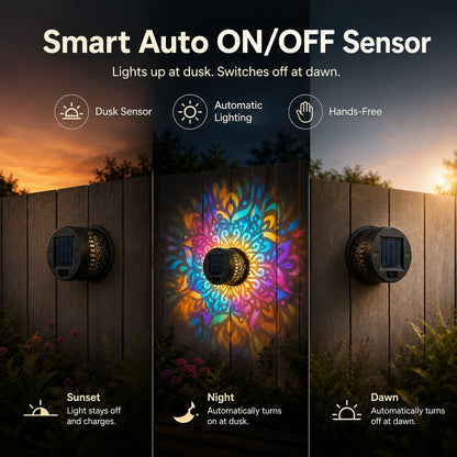 🔥Hot Sale 49% OFF✨Solar Mandala Wall Light