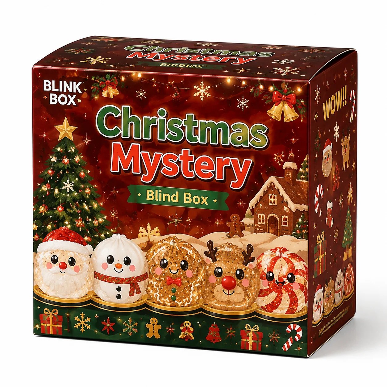 🎄Christmas Sale🔥49% OFF – Christmas Squishy Dumplings | Mystery Blind Box & Pick Your Character