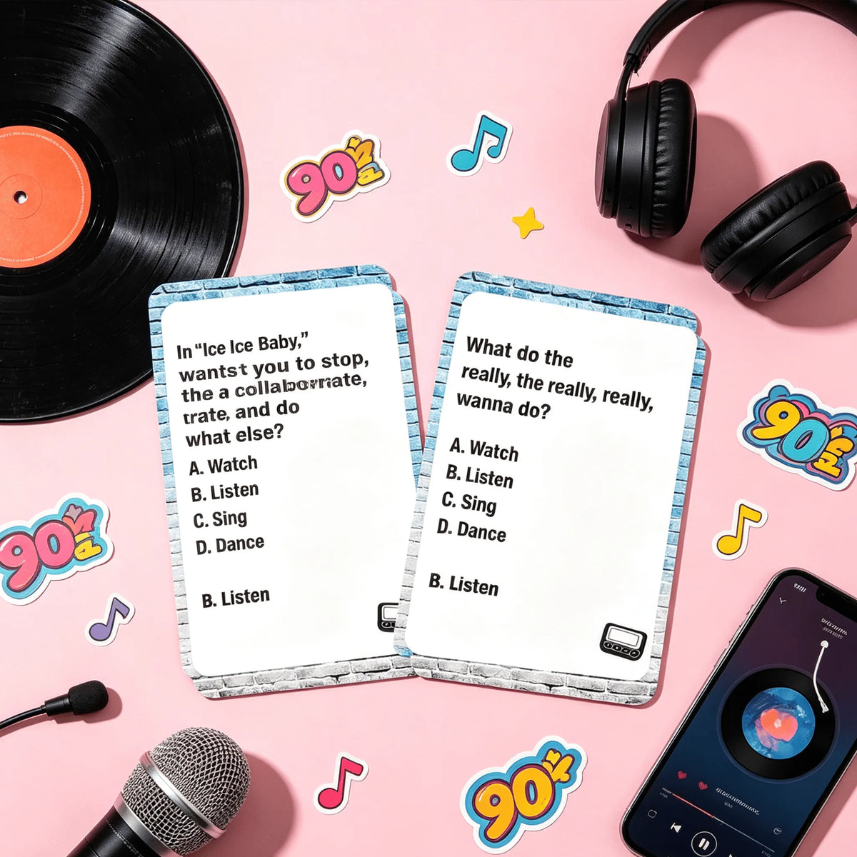 Lyrics Pop Quiz Pop Quiz 90s & 2000s Edition Music Trivia Game