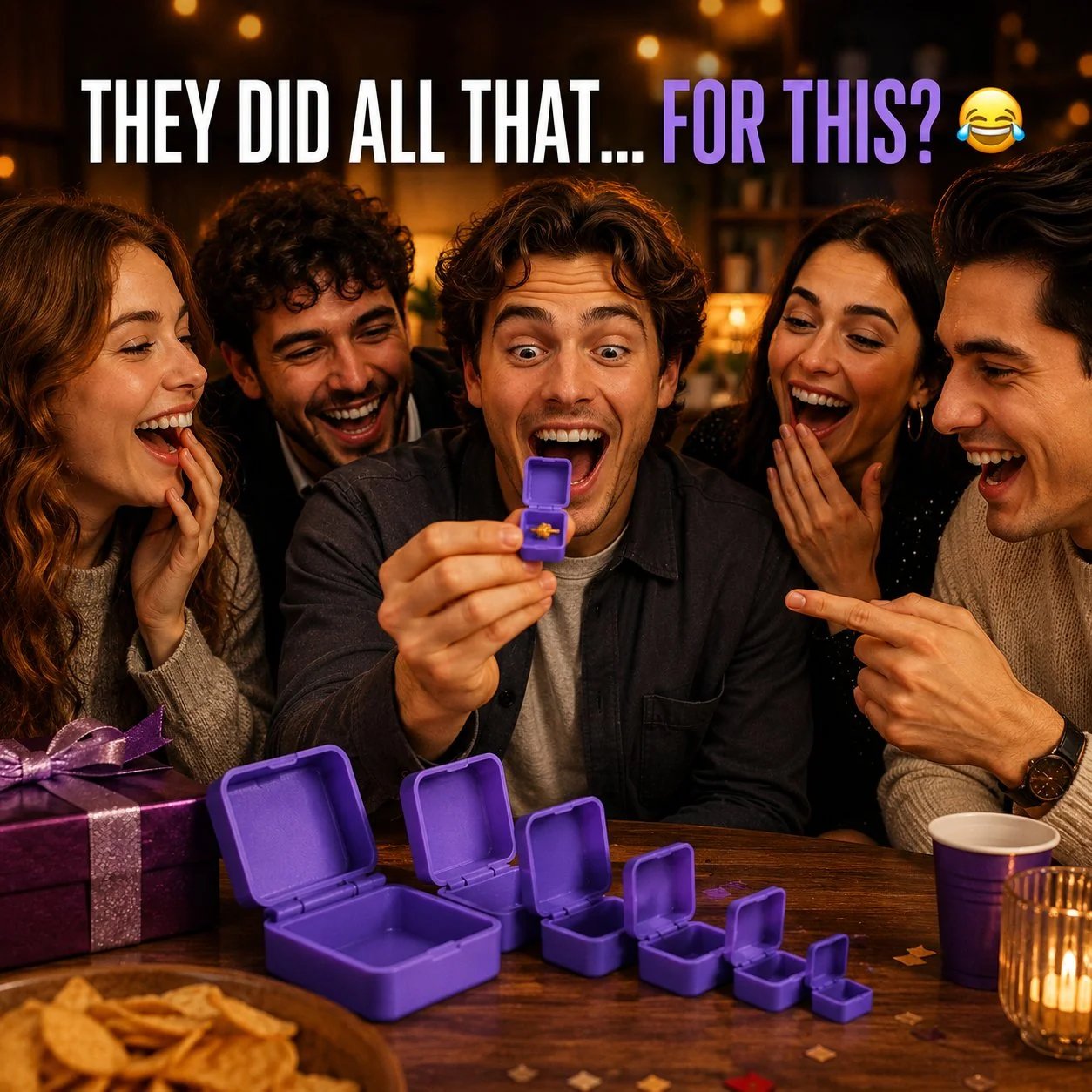 🎁 Multi-Layer Nesting Surprise Gift Box – 6 Layers Of Pure Prank Fun 😂🖕