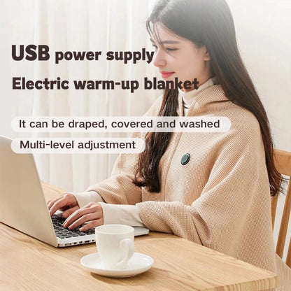 🔥Portable Heated Shawl – Wearable Electric Heating Shawl
