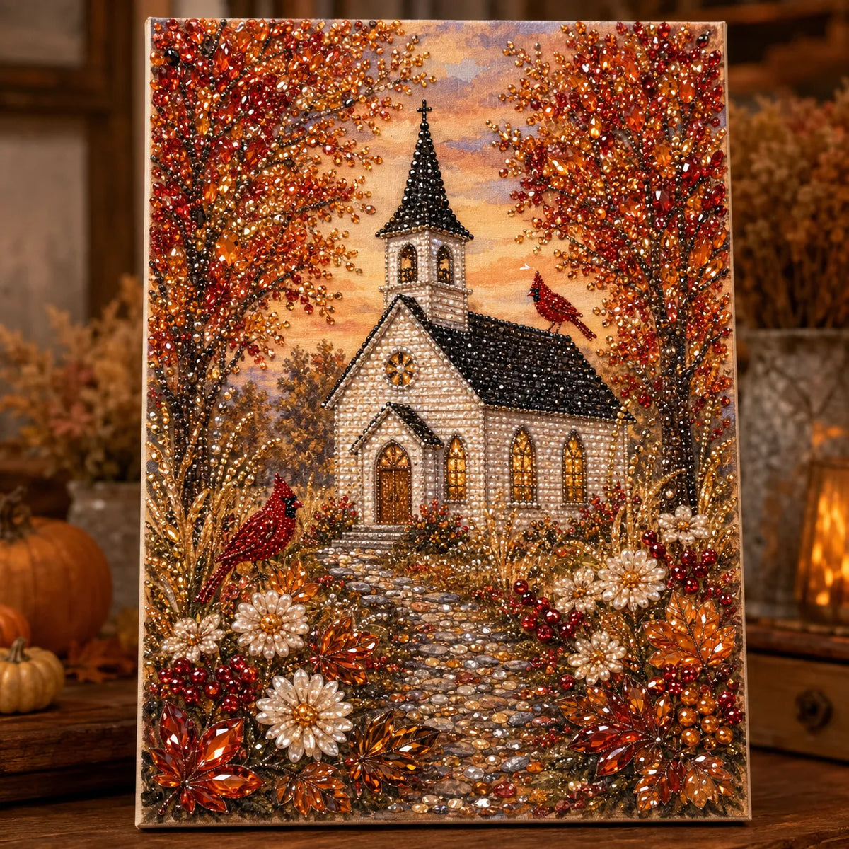 🍂 Autumn & Thanksgiving DIY Diamond Painting Kit