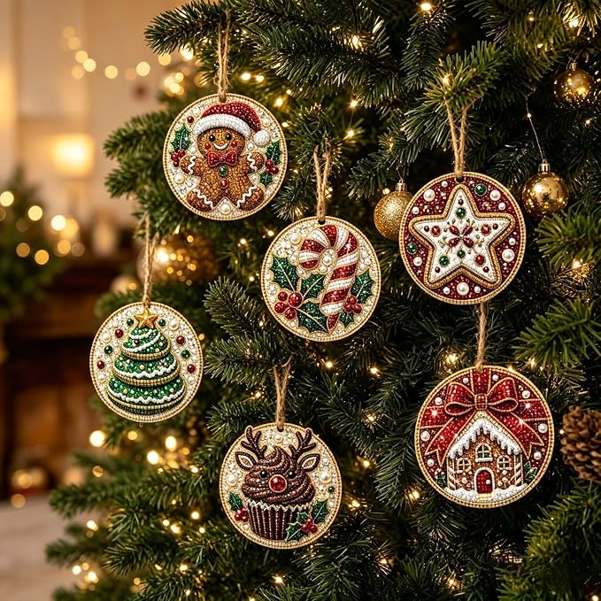🔥Christmas Sale 49% OFF🎄Christmas DIY Diamond Painting Ornaments Kit