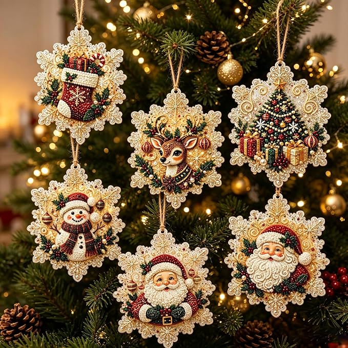🔥Christmas Sale 49% OFF🎄 DIY Diamond Painting Ornaments Kit