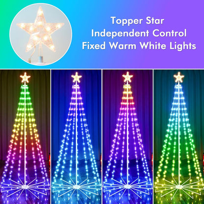 Smart Cone Tree Lights - 8ft