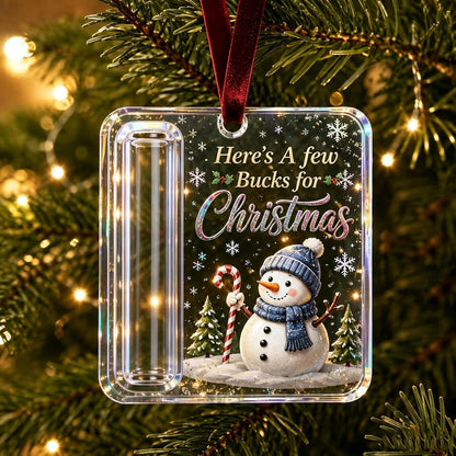 🔥Limited time 50% OFF — Clear Christmas Cash Holder Ornament