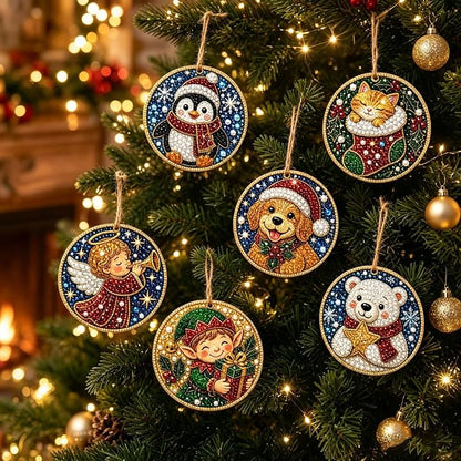 🔥Christmas Sale 49% OFF🎄Christmas DIY Diamond Painting Ornaments Kit