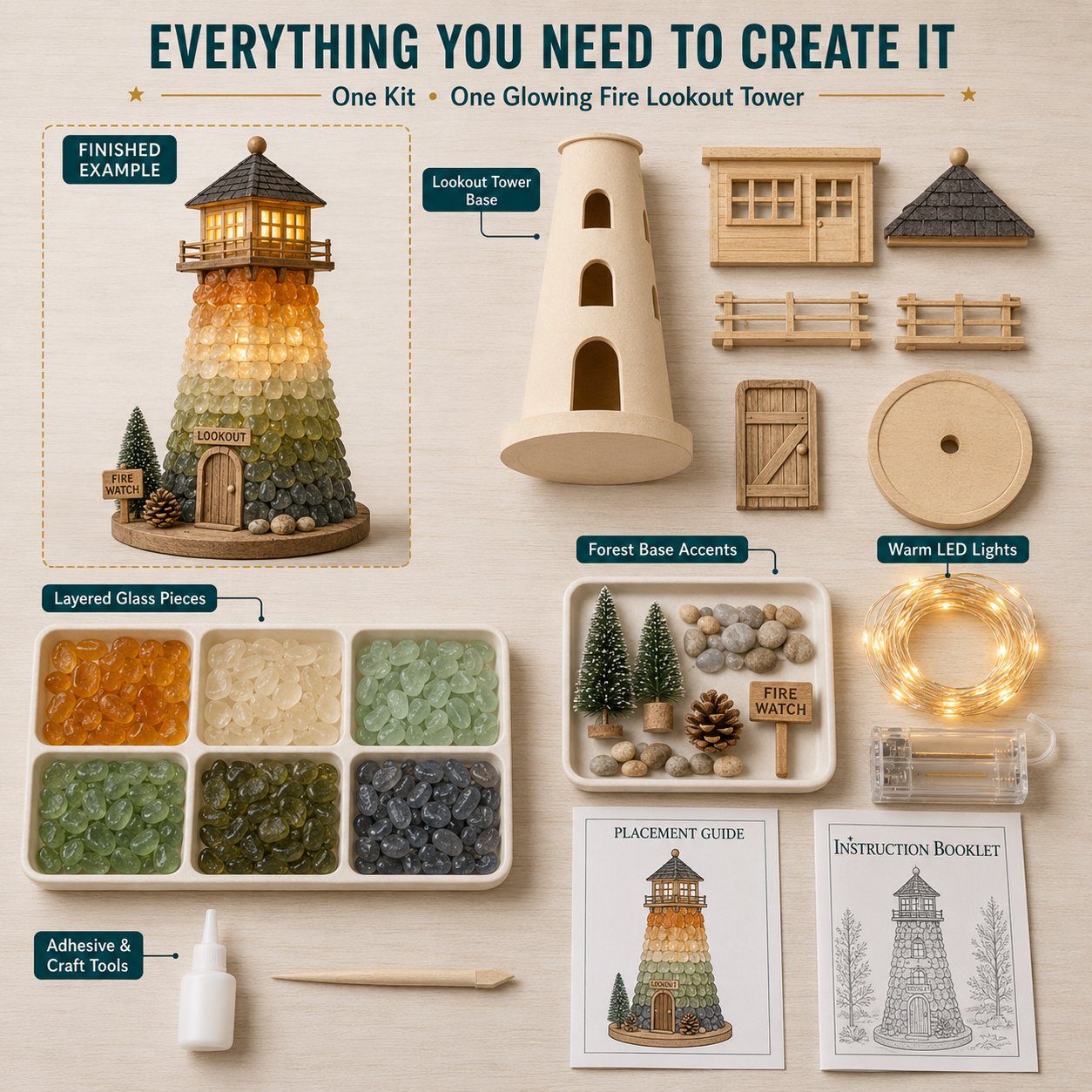 ⏳ Last Day 42% OFF – 🚒 Beginner-Friendly Vintage Firehouse Mosaic Light DIY Kit Collection | Complete Kit with Mosaic Pieces, LED Lights & Step-by-Step Guide Included 💕