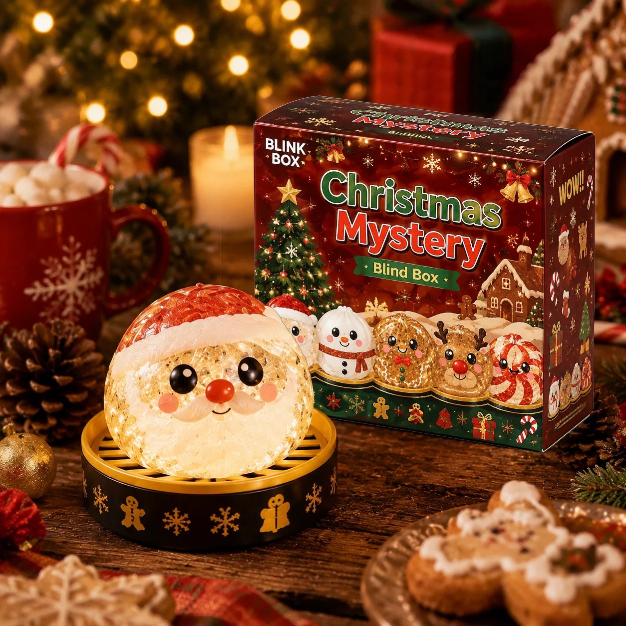 🎄Christmas Sale🔥49% OFF – Christmas Squishy Dumplings | Mystery Blind Box & Pick Your Character