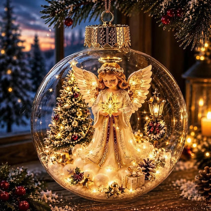 🎄 Light-Up Christmas Diorama Ornament 🔥