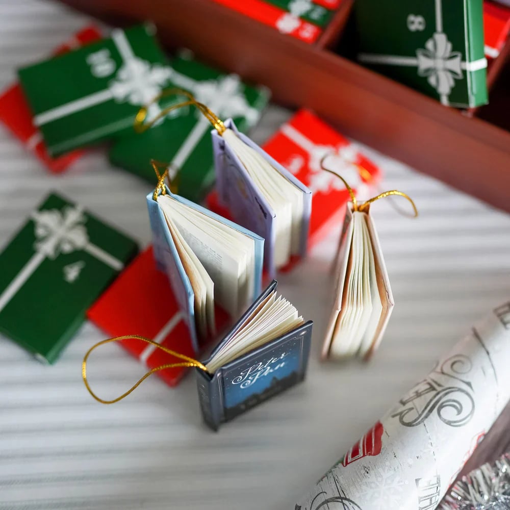 🎁Last Day 49% Off 🎁Mini Book Ornament Advent