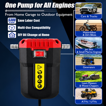 12V 80W Oil Extractor Pump