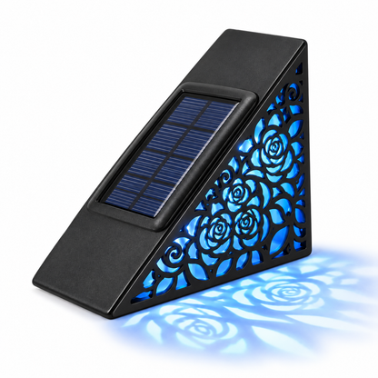 🔥Hot Sale 49% OFF🎄Solar Rose Pattern Outdoor Step Lights