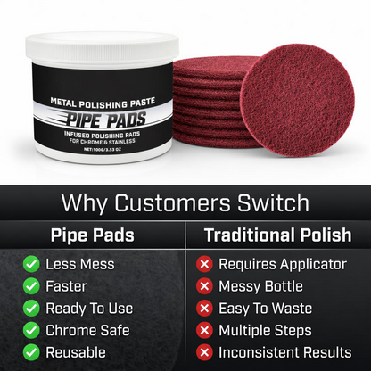 🔥LAST DAY 49% OFF-MirrorFinish Pads Remove scratches and oxidation