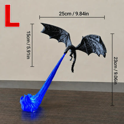 Large Blue Flame - Dimensions