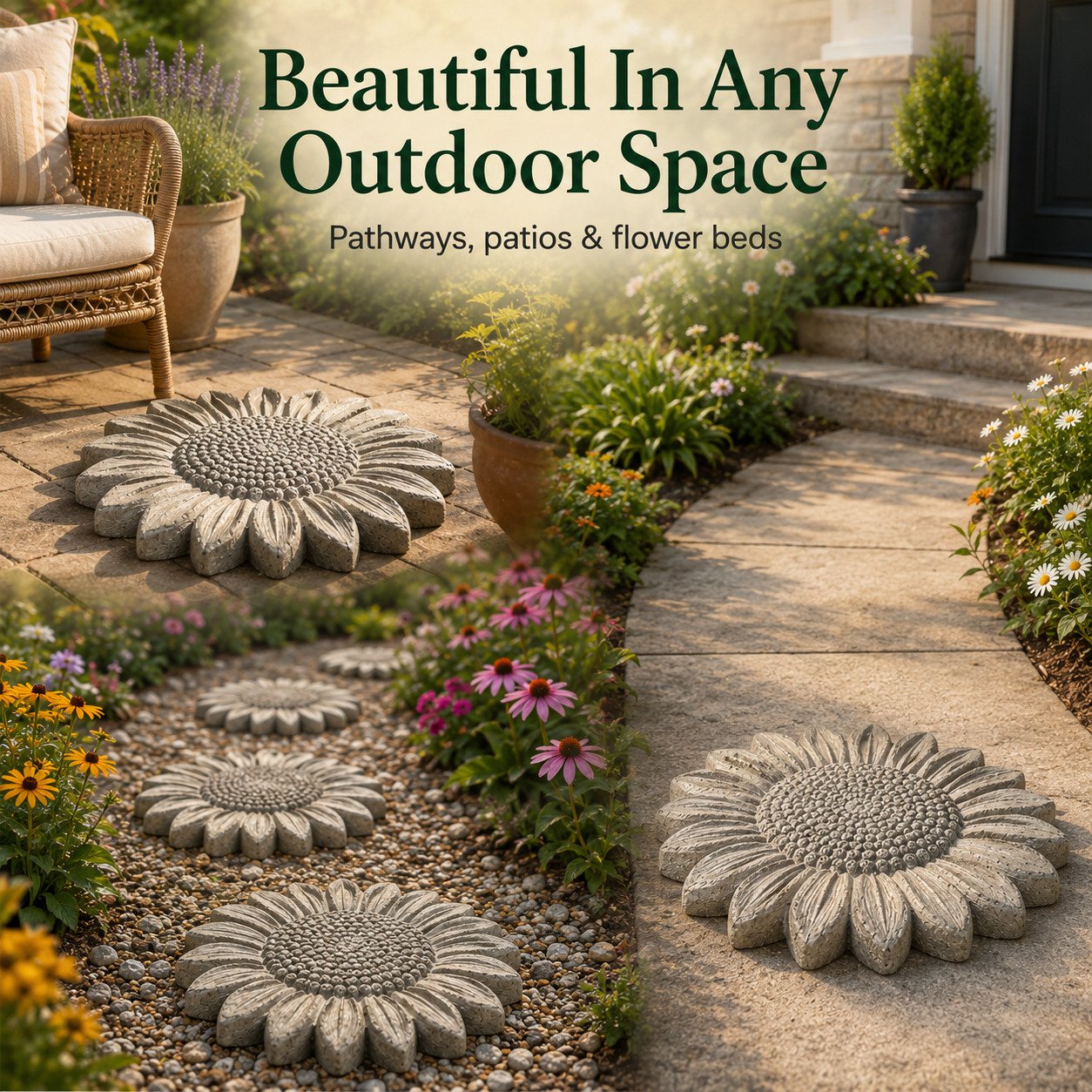 💥 LAST DAY 49% OFF - 🌻 Reusable Garden Art Mold – Make Your Garden Truly One of a Kind