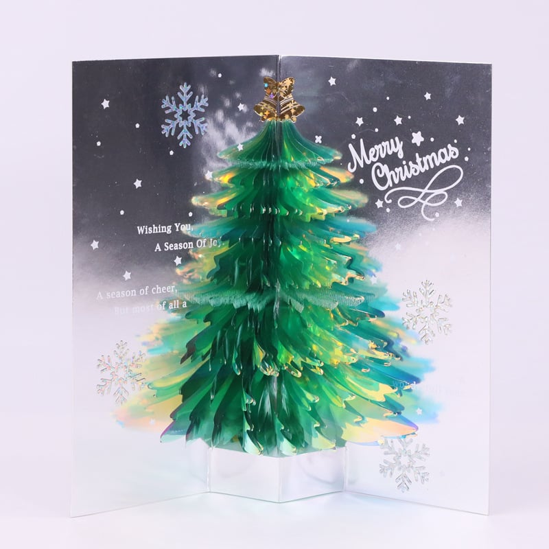 Early Christmas Sale - 3D Pop-Up Christmas Handmade Greeting Cards with Envelope