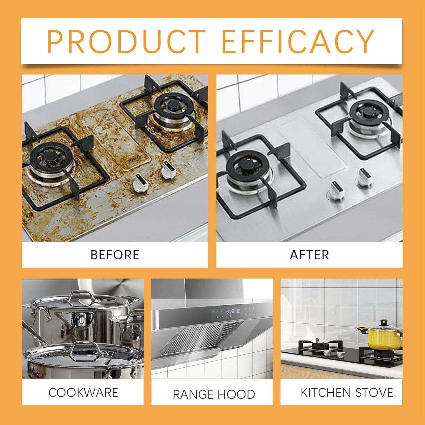 ENMALL Official 2026 New Multi-purpose High-efficiency Cleaner,kitchen degreaser with Nozzle,grease cleaner for Kitchen, Oven, Stove, Range Hood, etc.
