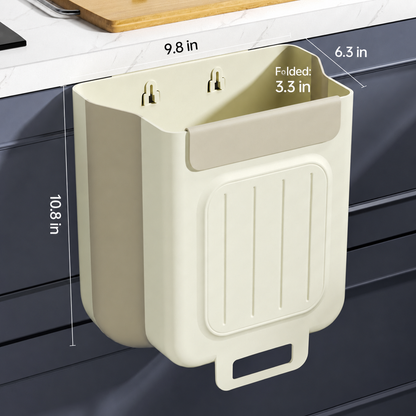 🔥 Hot Sale 50% OFF-Foldable Hanging Trash-2026 New Hanging Bin for Kitchen Cabinet Doors🗑️