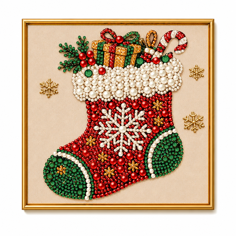 🔥Limited time 50% OFF-Christmas Pearl Bead Painting Kit🎄