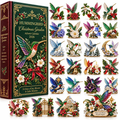 24 Days of Joy in Bloom — Hummingbird Christmas Garden Advent Calendar 2026