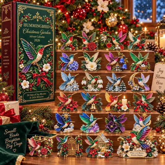 24 Days of Joy in Bloom — Hummingbird Christmas Garden Advent Calendar 2026