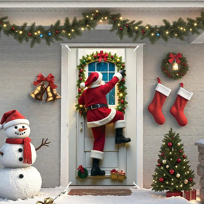 🔥Last Day Promotion 60% OFF💥2026 Christmas Front Door Decoration Cover