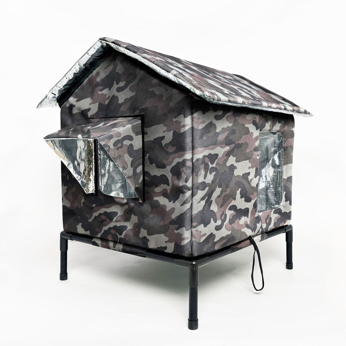 🐱 LIMITED-TIME 50% OFF! ✨ All-Weather Elevated Outdoor Cat House – Waterproof, Thermal Lining, Foldable