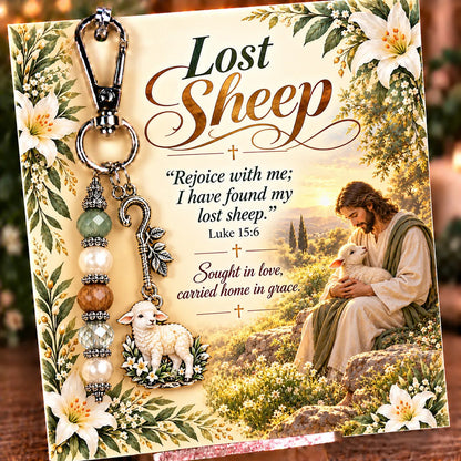 ⏳ Last Day 49% OFF – ✝️ Christian Scripture Keepsake Keychain | 23 Faith-Inspired Designs with Matching Devotional Card 🤍