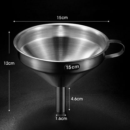⏳🔥limited-time 50% Off! ⏰ Stainless Steel Filter Funnel – Kitchen & Lab Multi-use ✨