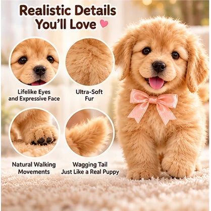 🎄49% OFF🐕🐾 Golden Buddy™ Realistic Robot Golden Retriever Puppy
