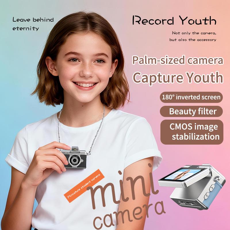 🚚Free Shipping - Y2K Pocket Mini Digital Camera 📸 1.47" LCD Screen Compact Photo & Video Cam (No TF card)