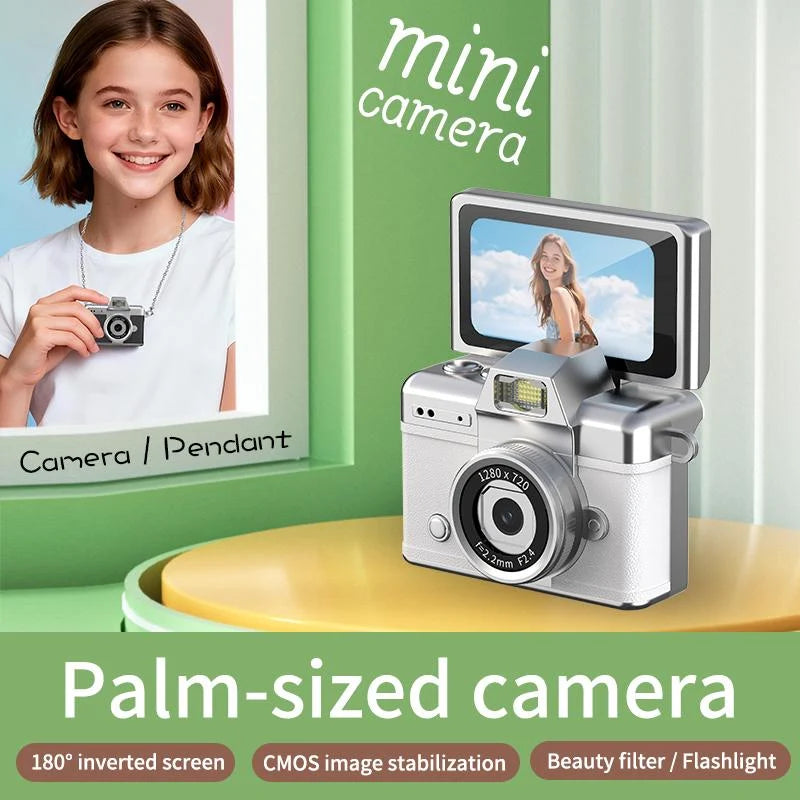 🚚Free Shipping - Y2K Pocket Mini Digital Camera 📸 1.47" LCD Screen Compact Photo & Video Cam (No TF card)