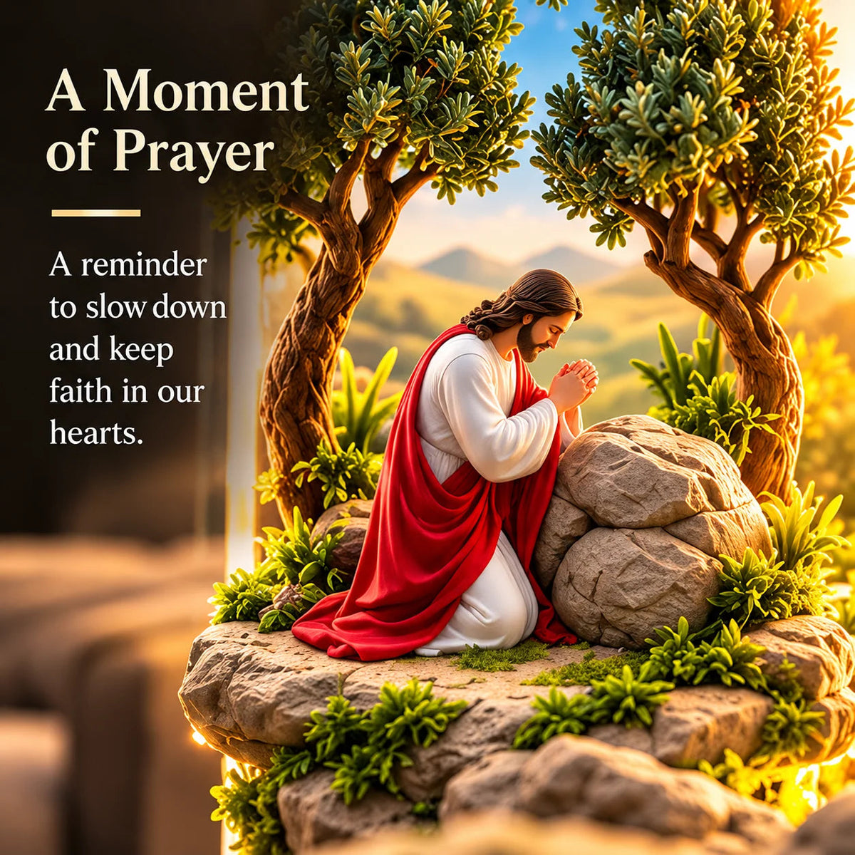 🔥Last Day 50% OFF🙏✝️ The Story of Jesus LED Cross Lamp ✨ 6 Biblical Scenes & Meaningful Christian Gift