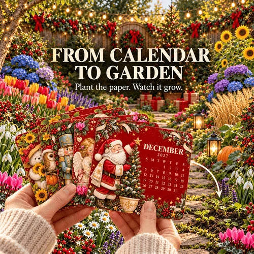 🎄🗓️ Christmas Limited-Edition-49% OFF — 🪴✨ 2027 Eco-Friendly Plantable "Eternal" Seed Calendar