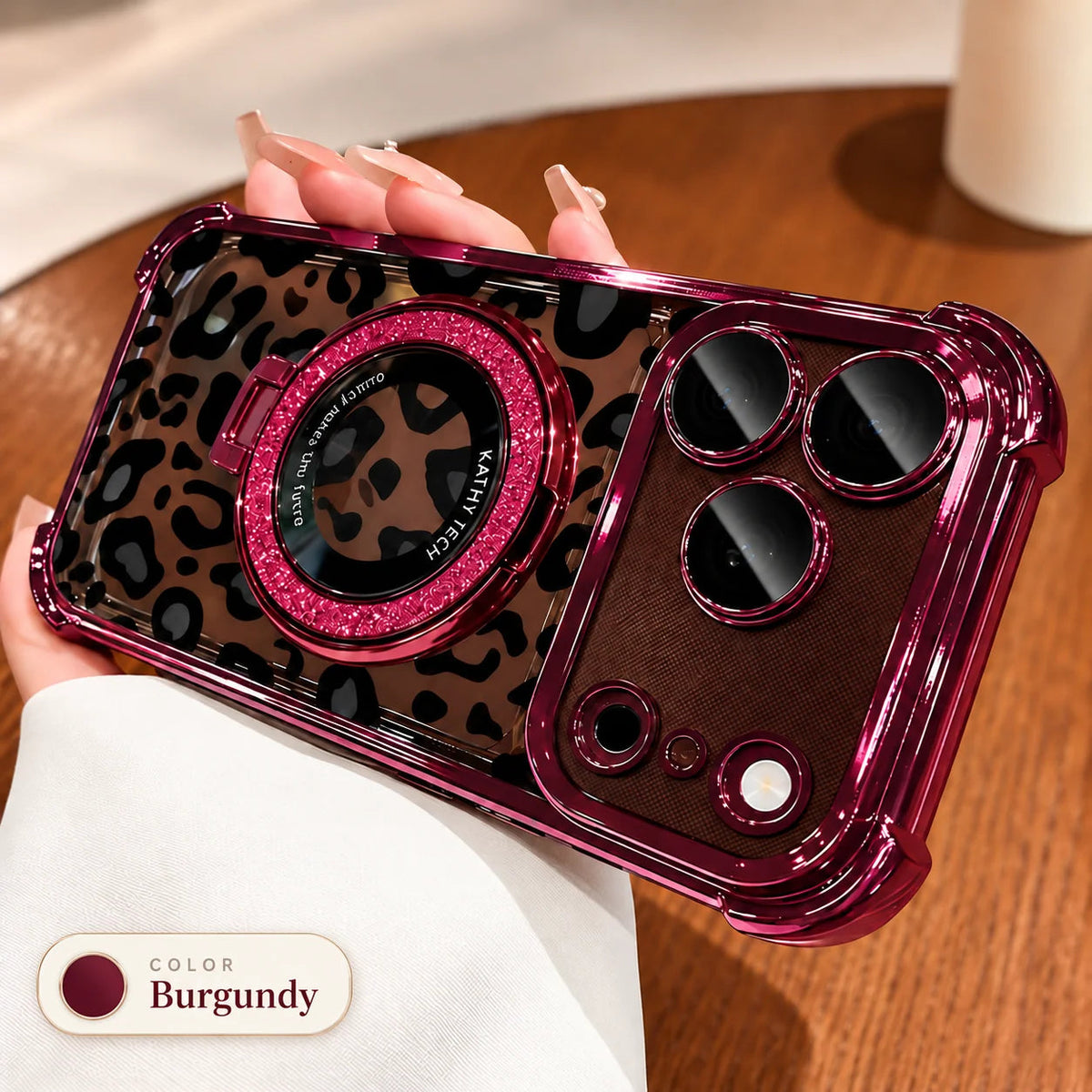 🔥Hot Sale 50% OFF🔥-Sexy Leopard Print Transparent Soft Silicone Shockproof Case for iPhone