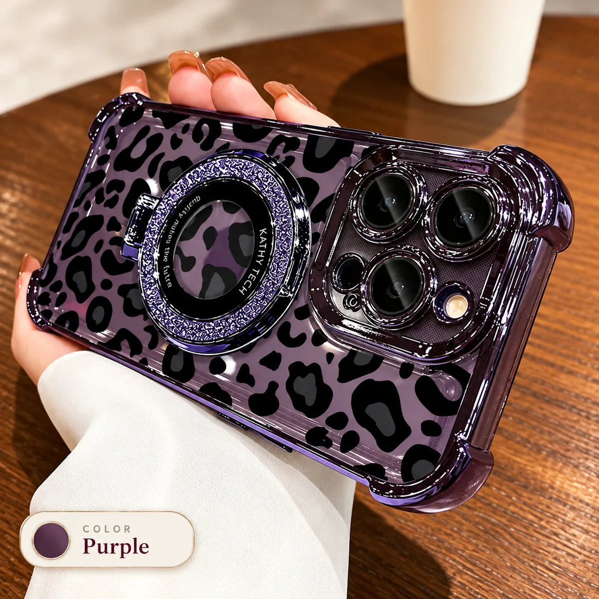 🔥Hot Sale 50% OFF🔥-Sexy Leopard Print Transparent Soft Silicone Shockproof Case for iPhone