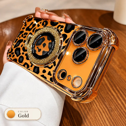 🔥Hot Sale 50% OFF🔥-Sexy Leopard Print Transparent Soft Silicone Shockproof Case for iPhone