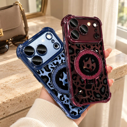 🔥Hot Sale 50% OFF🔥-Sexy Leopard Print Transparent Soft Silicone Shockproof Case for iPhone