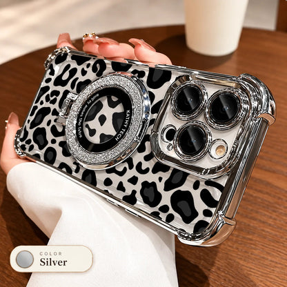 🔥Hot Sale 50% OFF🔥-Sexy Leopard Print Transparent Soft Silicone Shockproof Case for iPhone