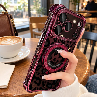 🔥Hot Sale 50% OFF🔥-Sexy Leopard Print Transparent Soft Silicone Shockproof Case for iPhone