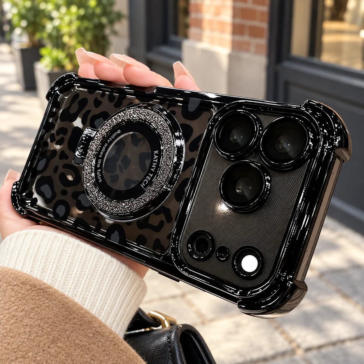 🔥Hot Sale 50% OFF🔥-Sexy Leopard Print Transparent Soft Silicone Shockproof Case for iPhone