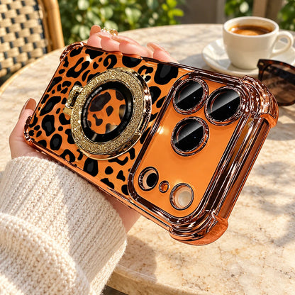 🔥Hot Sale 50% OFF🔥-Sexy Leopard Print Transparent Soft Silicone Shockproof Case for iPhone
