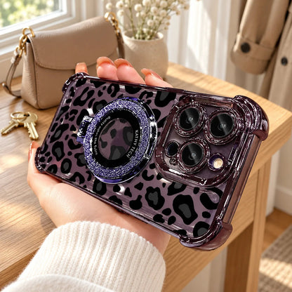 🔥Hot Sale 50% OFF🔥-Sexy Leopard Print Transparent Soft Silicone Shockproof Case for iPhone